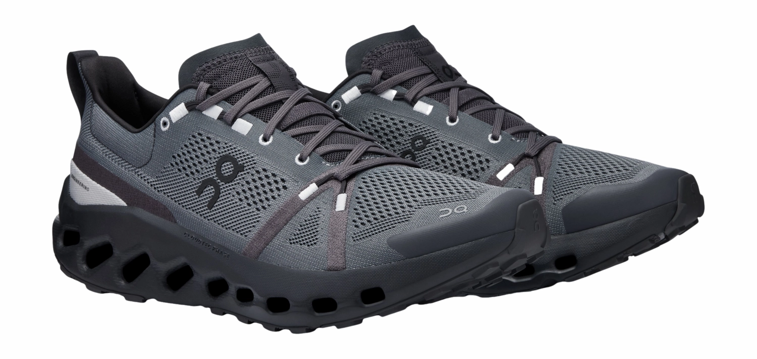 Chaussures de Trail On Running Homme Cloudsurfer Trail Eclipse Black