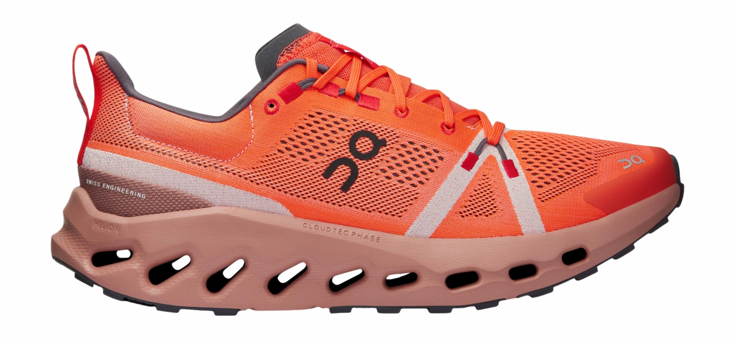 Chaussures de Trail On Running Homme Cloudsurfer Trail Flame Dustrose