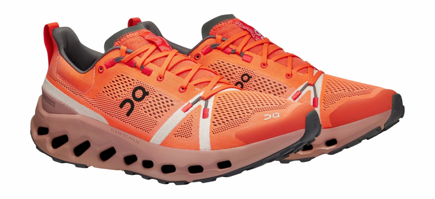 Chaussures de Trail On Running Homme Cloudsurfer Trail Flame Dustrose