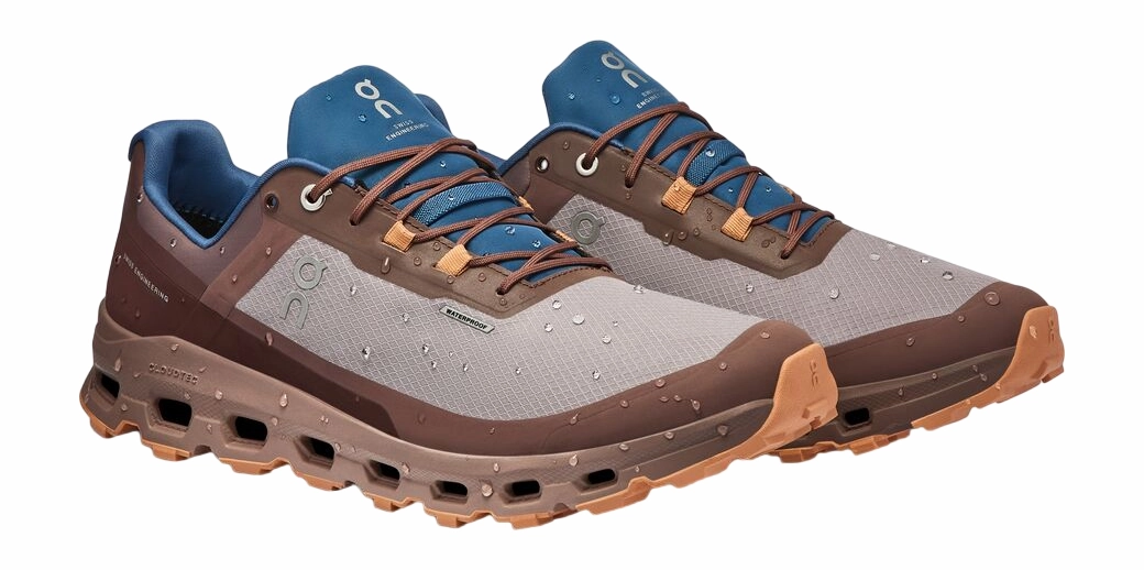 Chaussures de Trail On Running Men Cloudvista Waterproof Zinc Grape