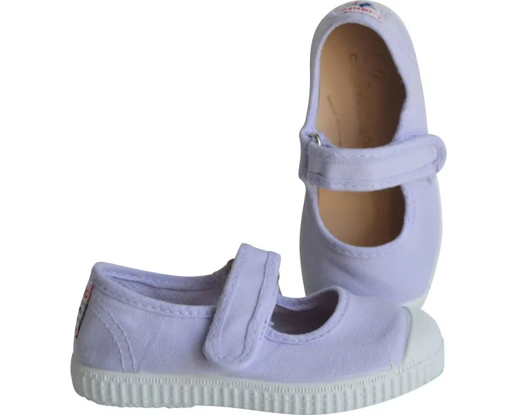 Chaussures en toiles ballerines Babies SCRATCH - LILA