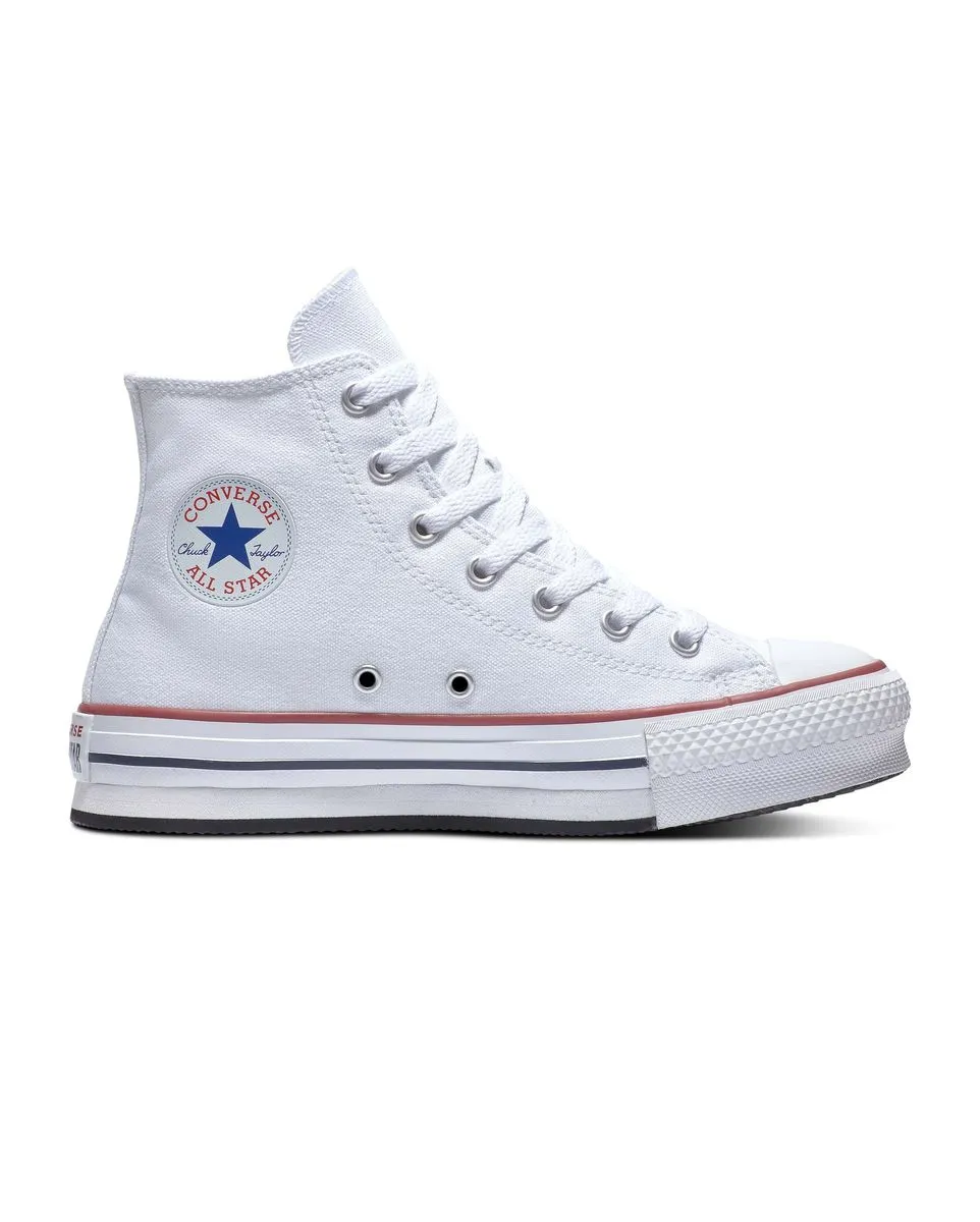 Chaussures hautes enfant  toile Enfant CHUCK TAYLOR ALL STAR EVA LIFT Blanc