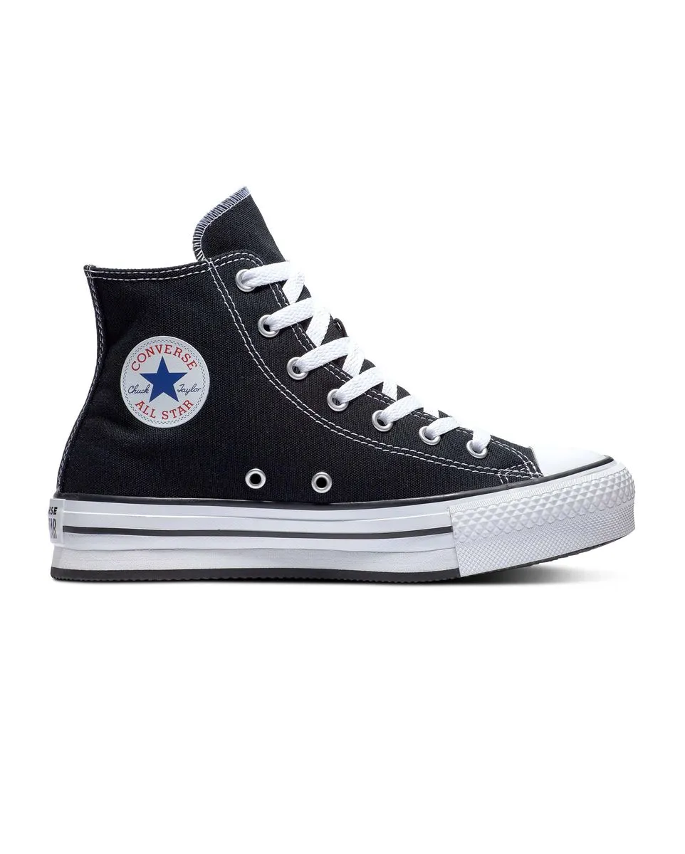 Chaussures hautes enfant toile Enfant CHUCK TAYLOR ALL STAR EVA LIFT Noir