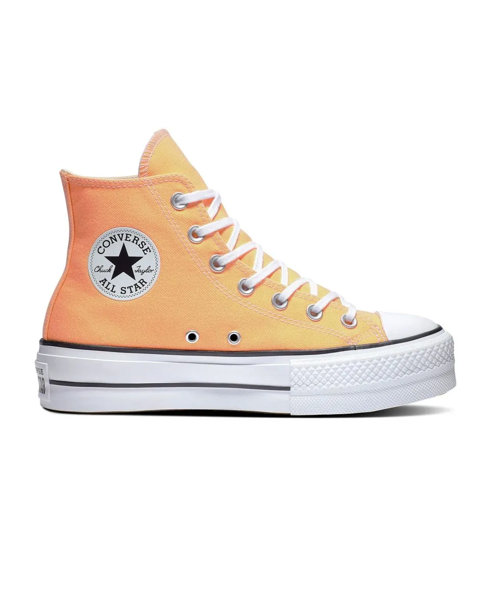 Chaussures hautes Femme CHUCK TAYLOR ALL STAR LIFT PLATFORM SEASONAL COLOR Orang