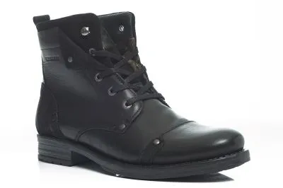 Chaussures homme Redskins Yedes noir.Cuir de vachette.