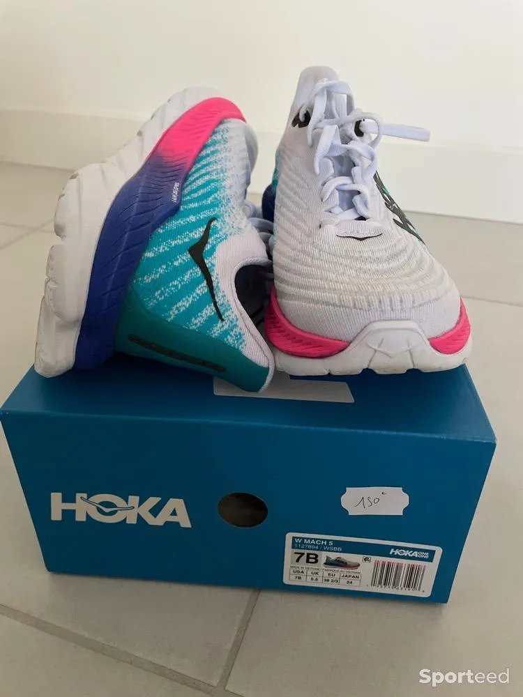 Chaussures running hoka One One Mach 5  d'occasion Ajouté le : 01/11/2022