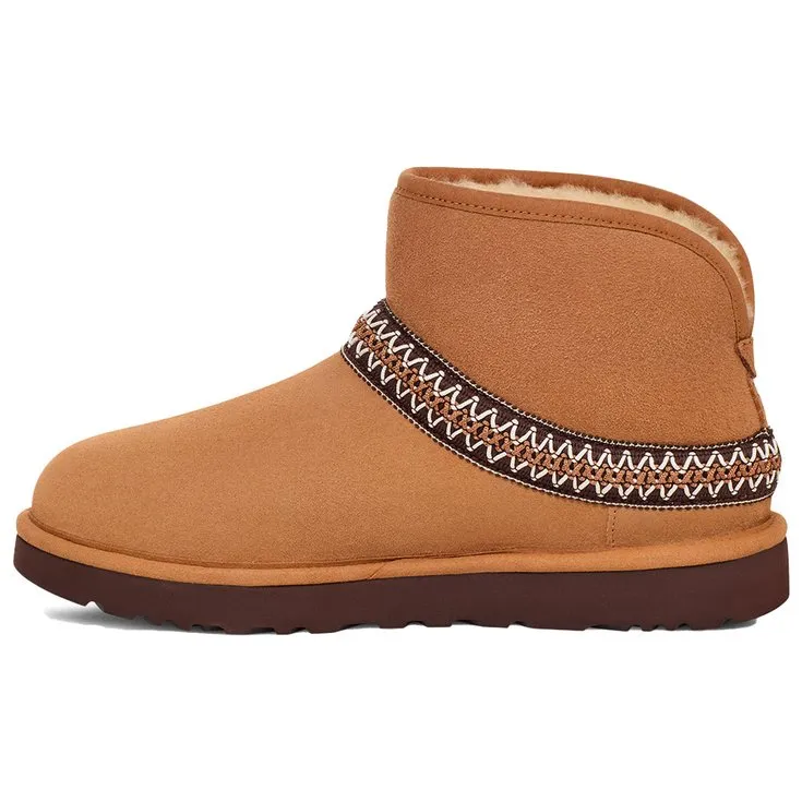 Chaussures UGG ---W Classic Mini Crescent Chestnut