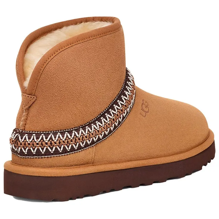 Chaussures UGG ---W Classic Mini Crescent Chestnut