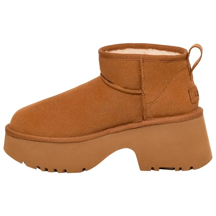 Chaussures UGG ---W Classic Ultra Mini New Heights Chestnut