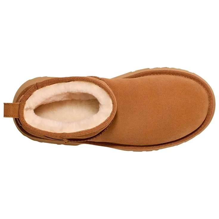 Chaussures UGG ---W Classic Ultra Mini New Heights Chestnut