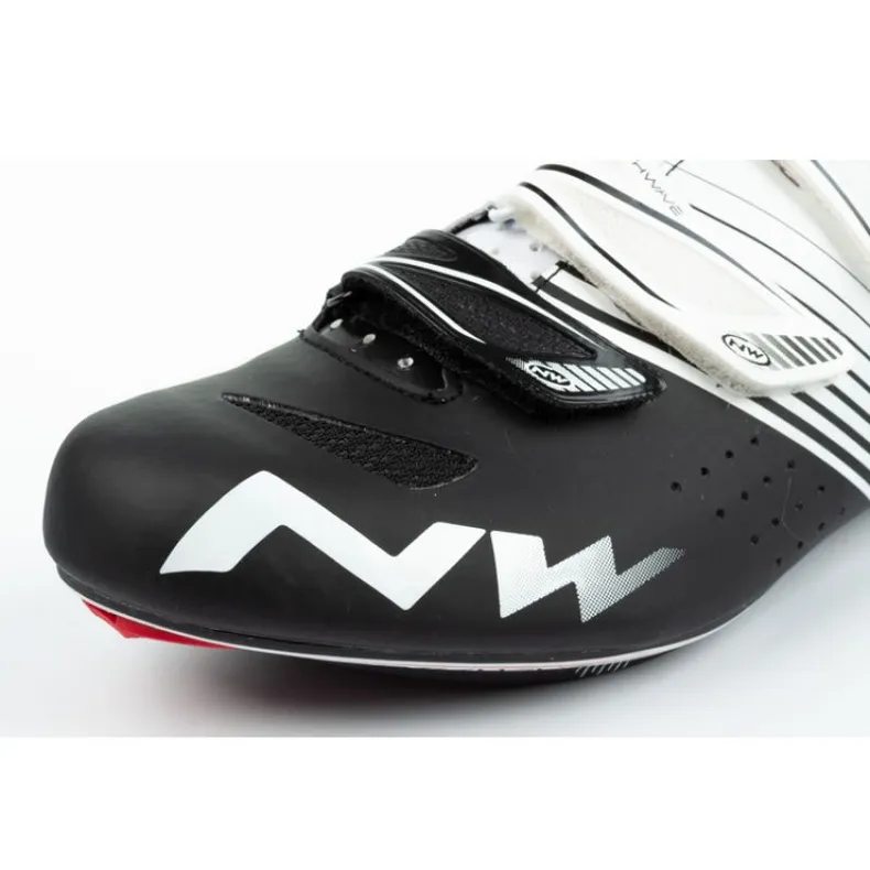 Chaussures vélo Northwave Torpedo 3S M 80141004 51 blanche le noir