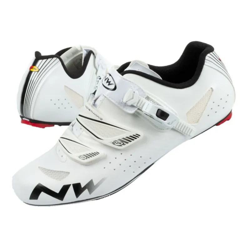 Chaussures vélo Northwave Torpedo Srs M 80141003 50 blanche