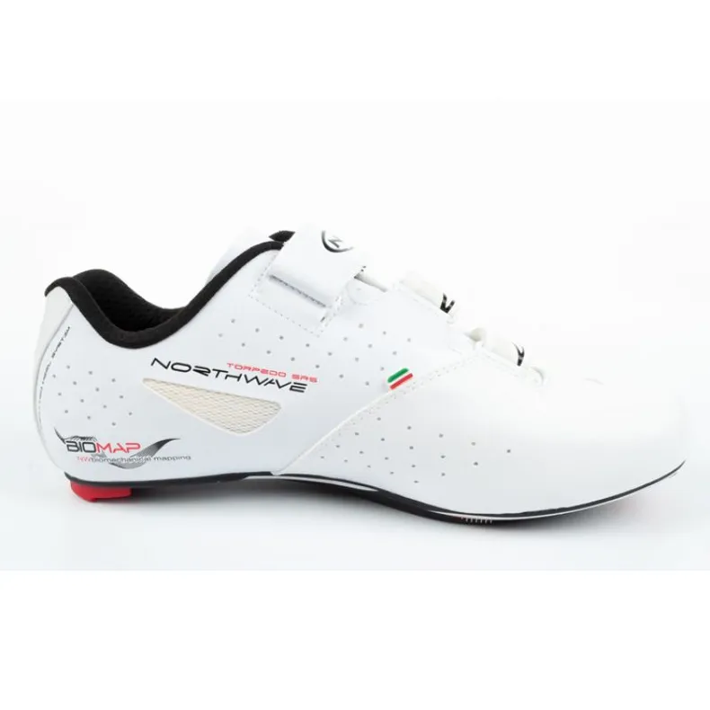 Chaussures vélo Northwave Torpedo Srs M 80141003 50 blanche