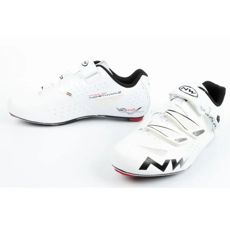 Chaussures vélo Northwave Torpedo Srs M 80141003 50 blanche