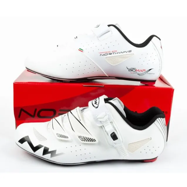 Chaussures vélo Northwave Torpedo Srs M 80141003 50 blanche