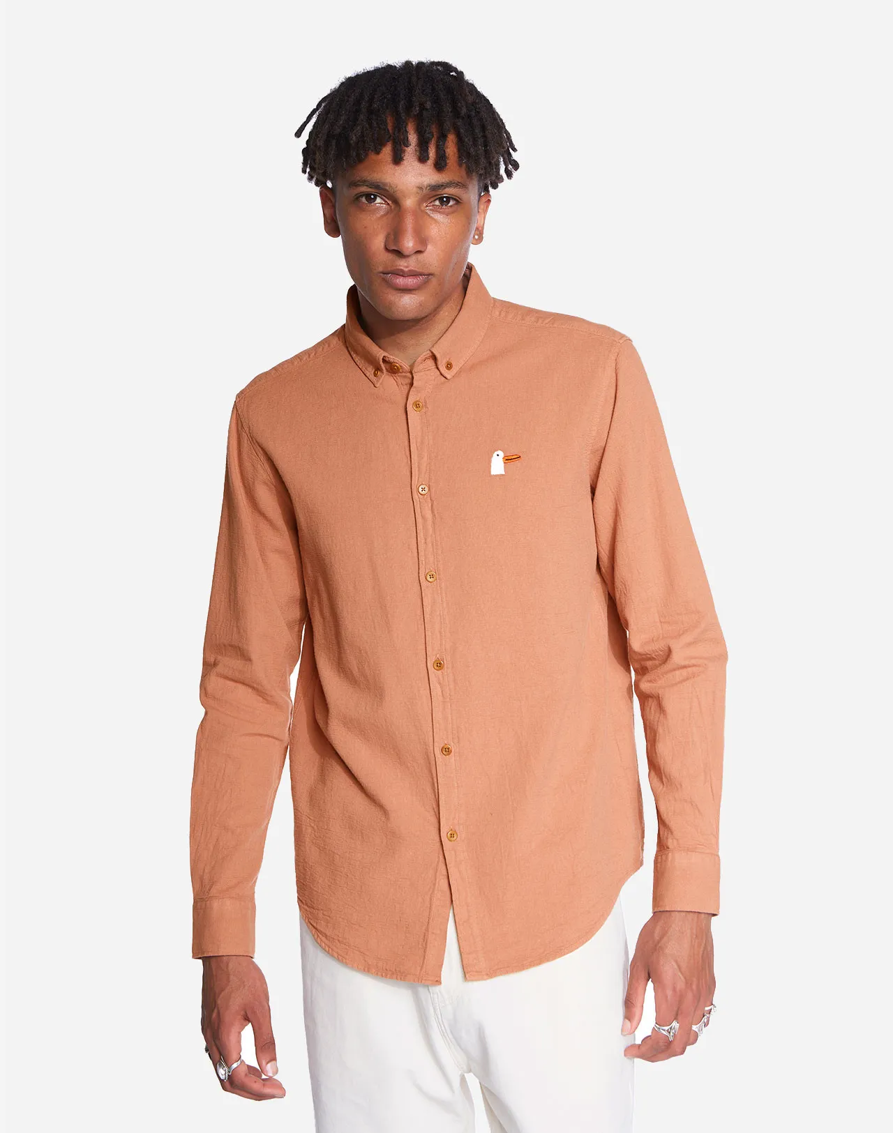 Chemise Classico Goosy terre de Sienne Taille XXL Couleurs Terracotta