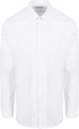 Chemise de smoking plissée Blanc SH-SMOK-CHARLES commander 