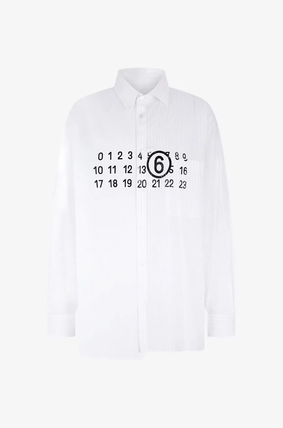 Chemise effet 2 en 1 à rayures Numeric Logo