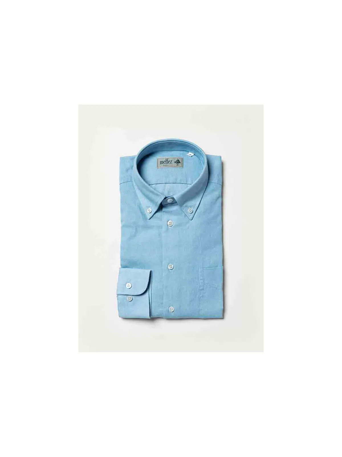 Chemise Jean Col Boutonné