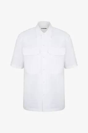 Chemise à manches courtes Heavy Organic Cotton Poplin