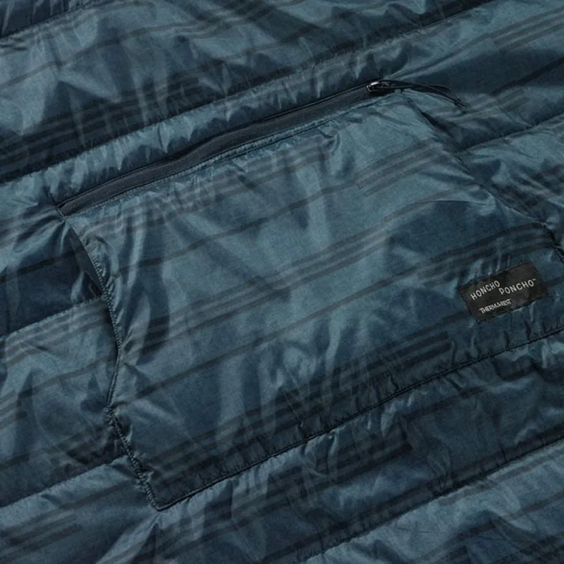 Couverture de Voyage Thermarest Honcho Poncho Blue Print