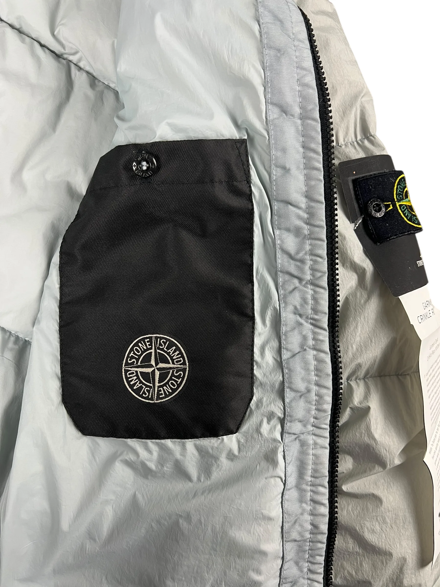 DOUDOUNE STONE ISLAND GARMENT DYED CRINKLE REPS NY DOWN