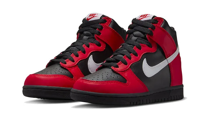 Dunk High Black Red