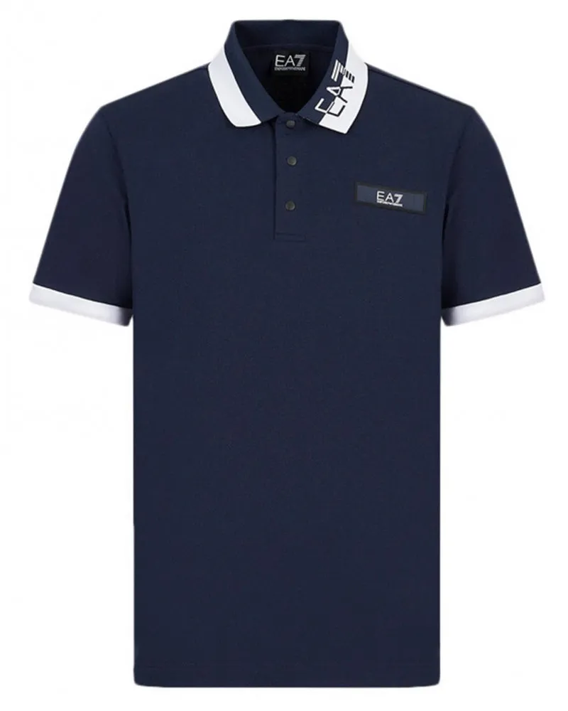 EA7 Polo Golf Club en coton stretch