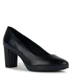 Escarpins walk pleasure femme noir Geox