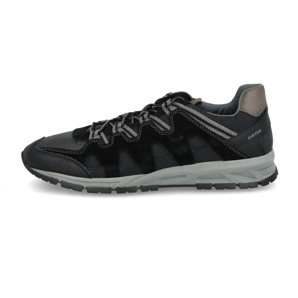 Geox U DELRAY B BLACK-GREY