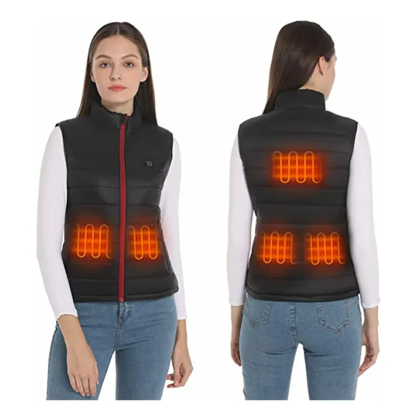 Gilet chauffant pour femme double contrle 9 zones