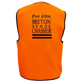 Gilet de chasse – Fier d’être Breton et Chasseur