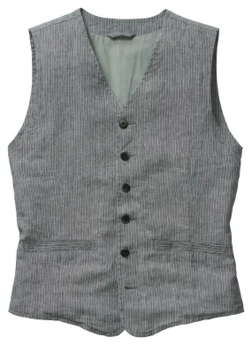 Gilet de hallebarde pour homme à rayures