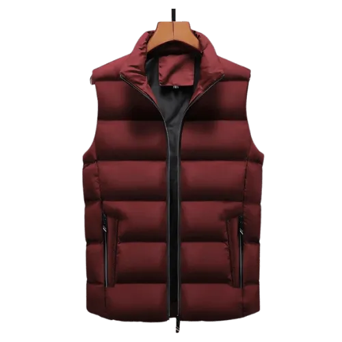 Gilet Homme Col Montant