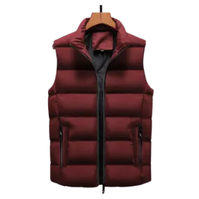 Gilet Homme Col Montant