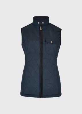 Gilet matelassé doublé en polaire Rathdown pour femme - Navy