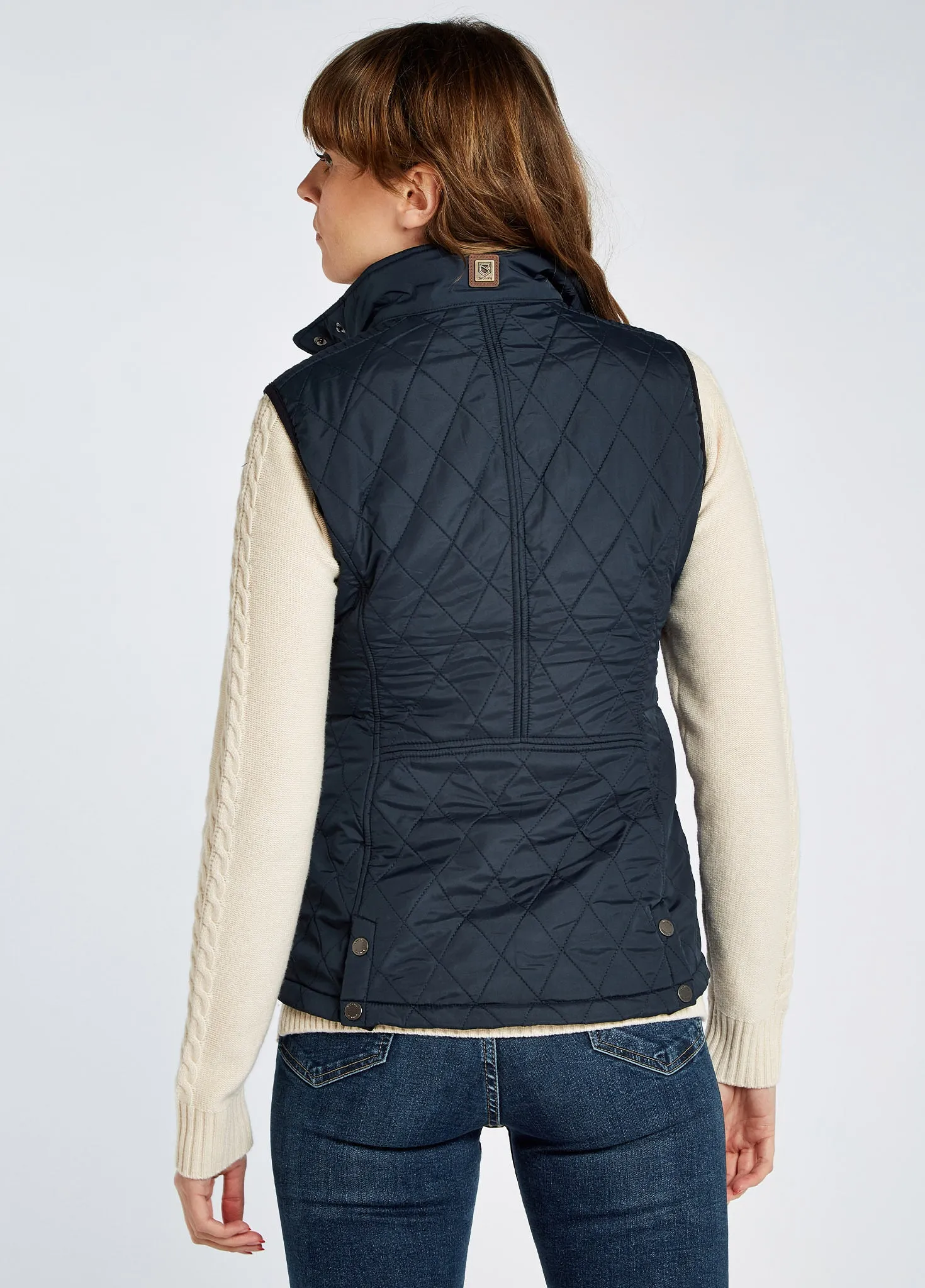 Gilet matelassé doublé en polaire Rathdown pour femme - Navy