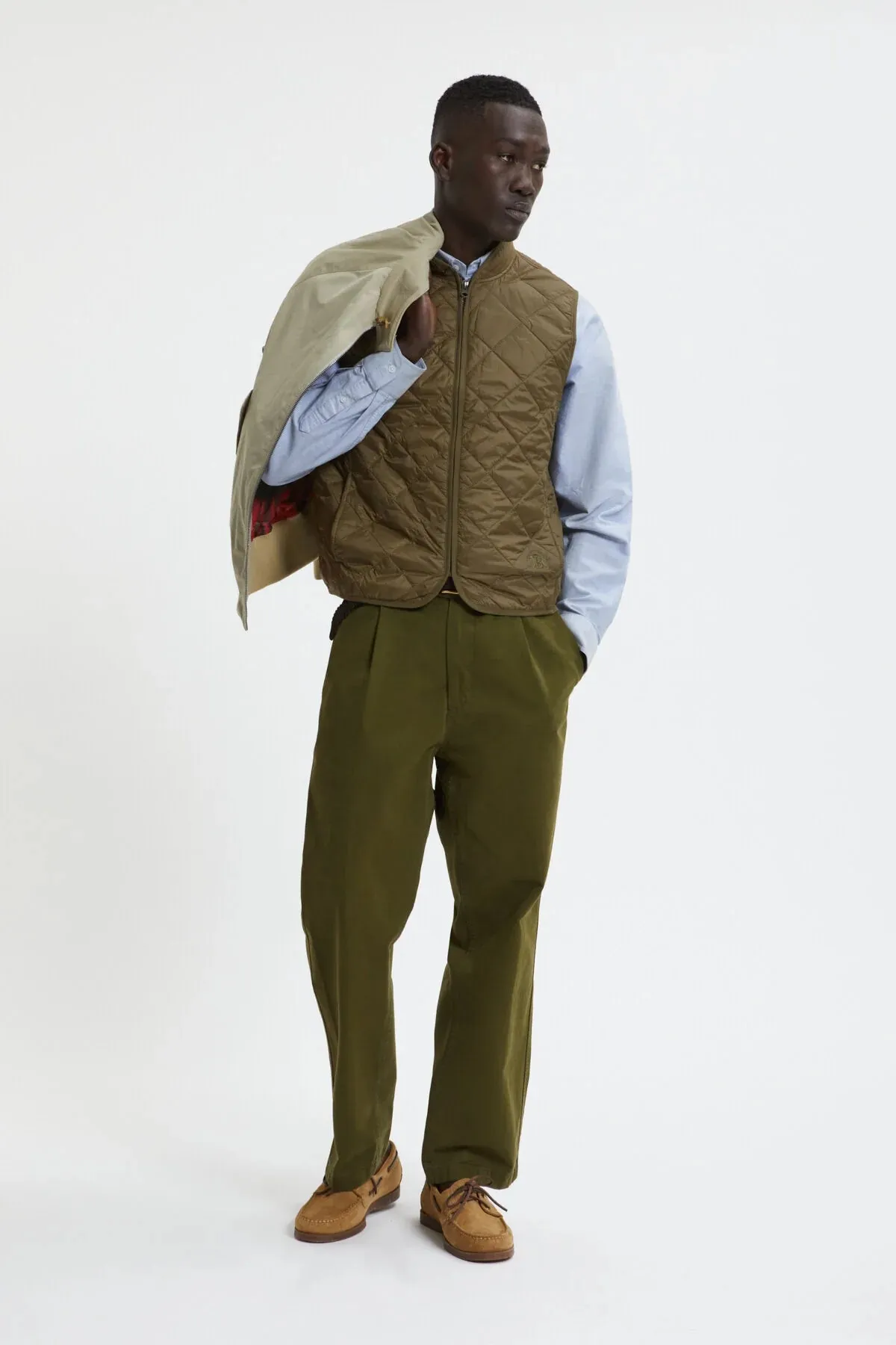 Gilet Matelassé - Vert Olive