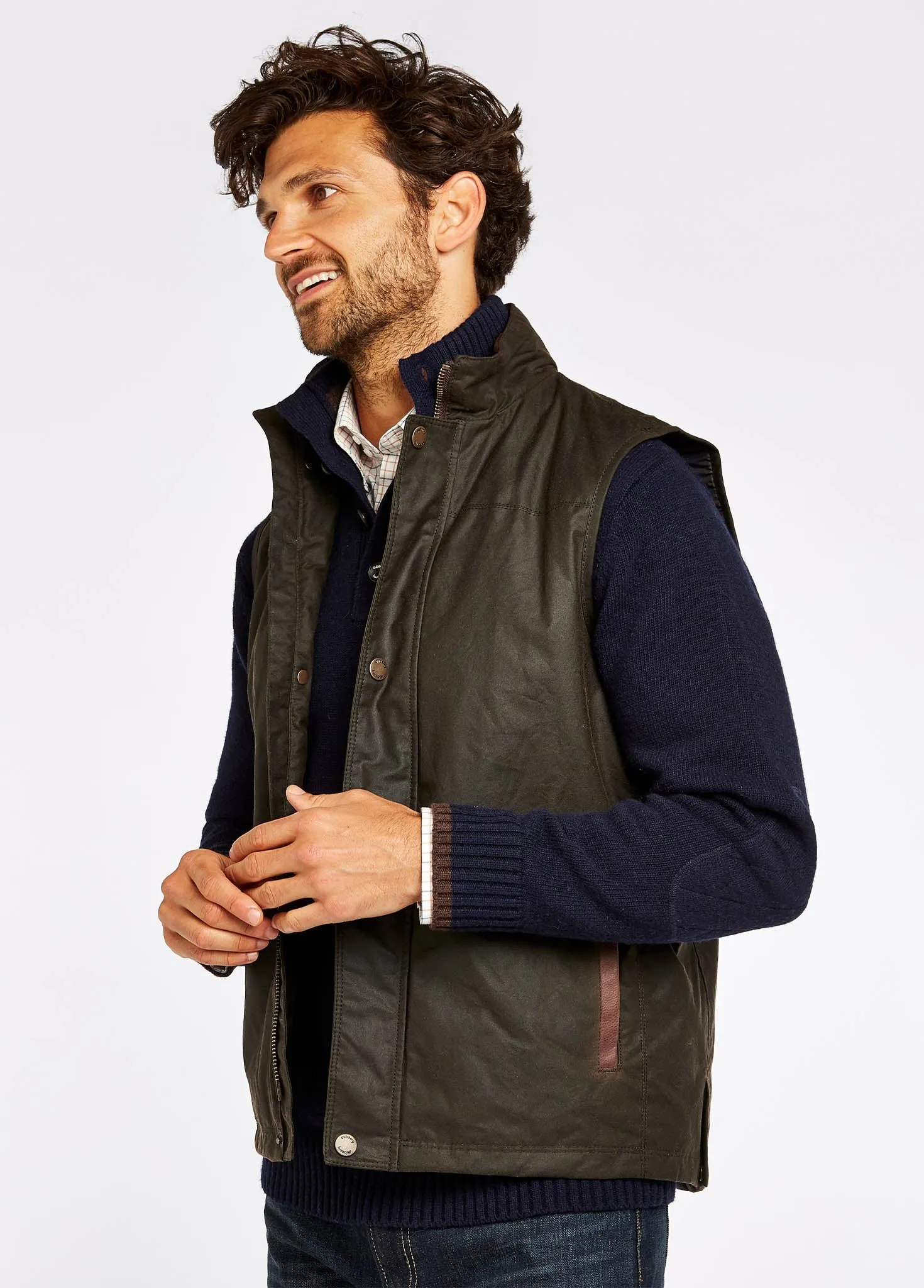 Gilet Mayfly Wax- Olive