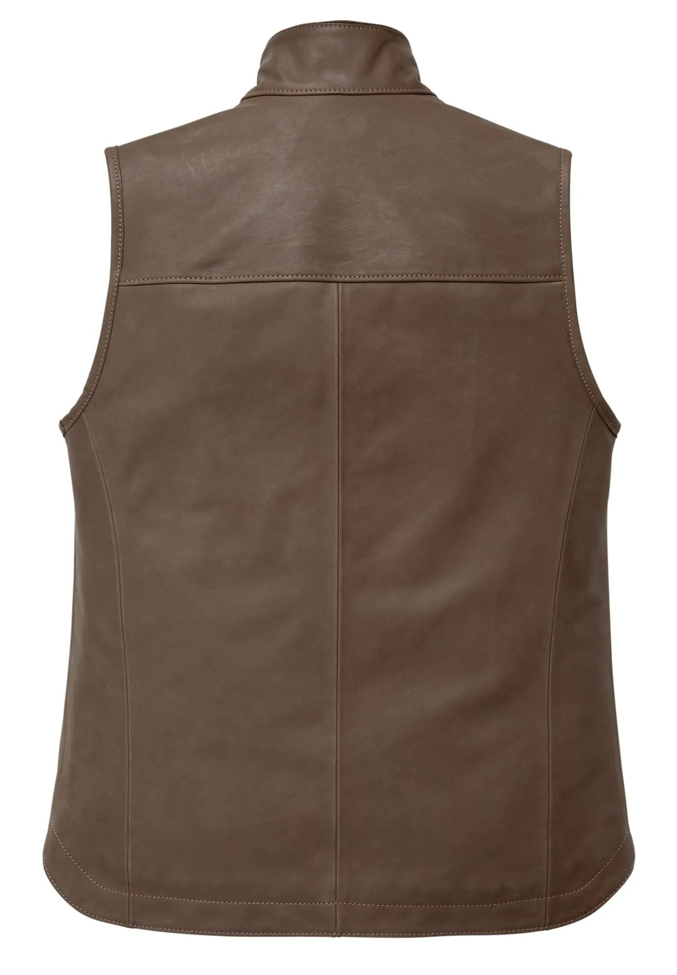 Gilet pour hommes, doublure en cuir de vache et laine