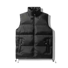 Gilet Sans Manche Zippé Noir