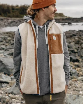 Gilet Sherpa en Polaire Recyclée Canyon - Blanc Cassé