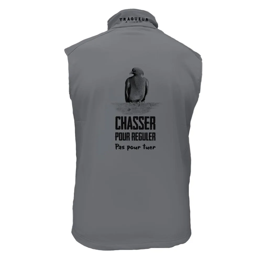 Gilet softshell  – Chasser pour réguler pas pour tuer palombe