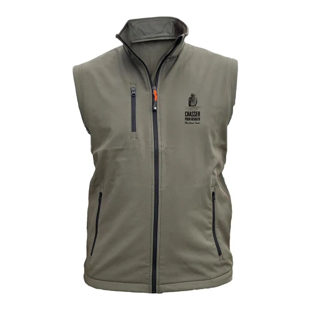 Gilet softshell  – Chasser pour réguler pas pour tuer palombe