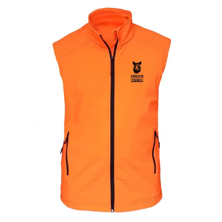 Gilet softshell  – Chasseur mais pas tueur sanglier