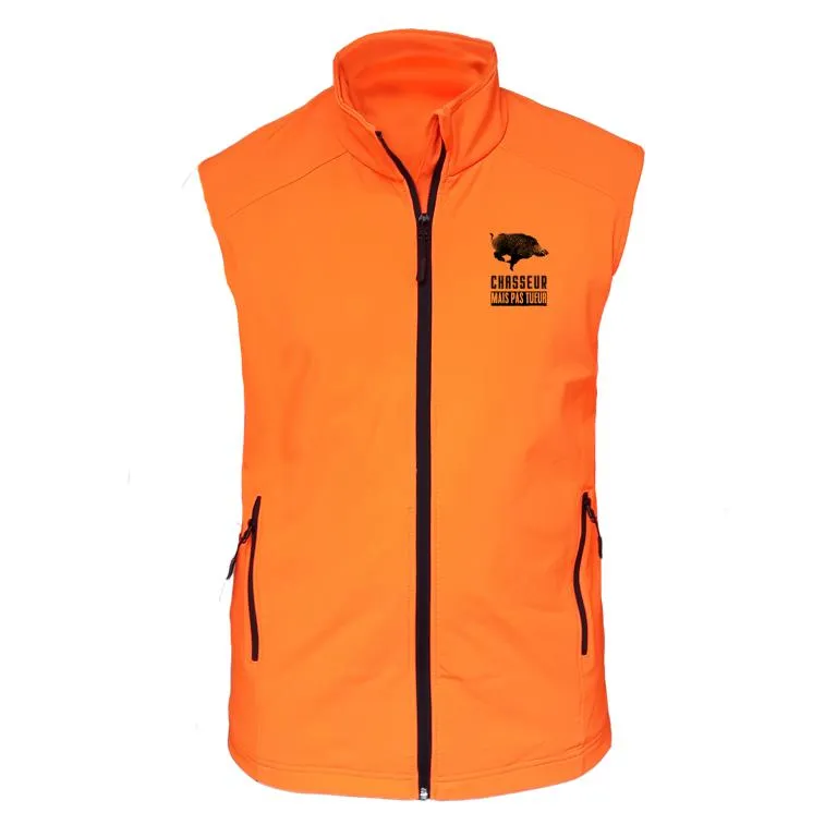 Gilet softshell  – Chasseur mais pas tueur