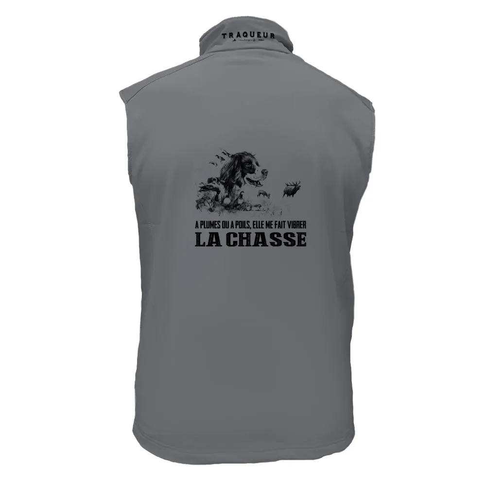 Gilet softshell  – Elle me fait vibrer Springer Anglais