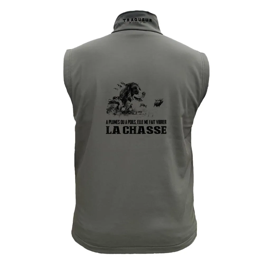 Gilet softshell  – Elle me fait vibrer Springer Anglais