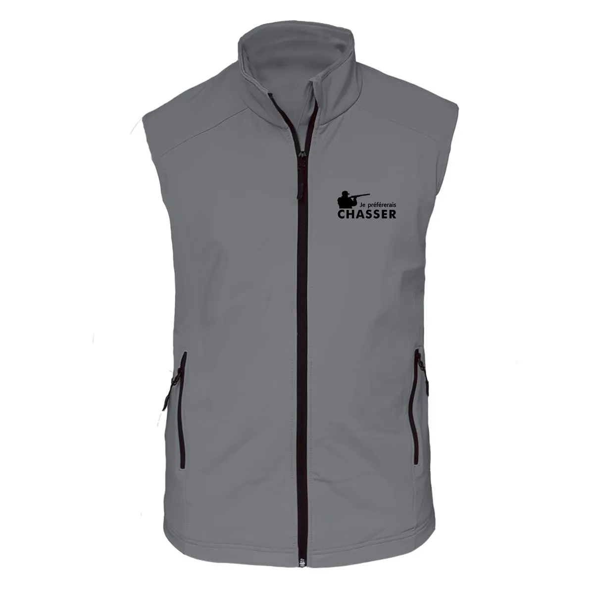 Gilet softshell – Je préférerais chasser