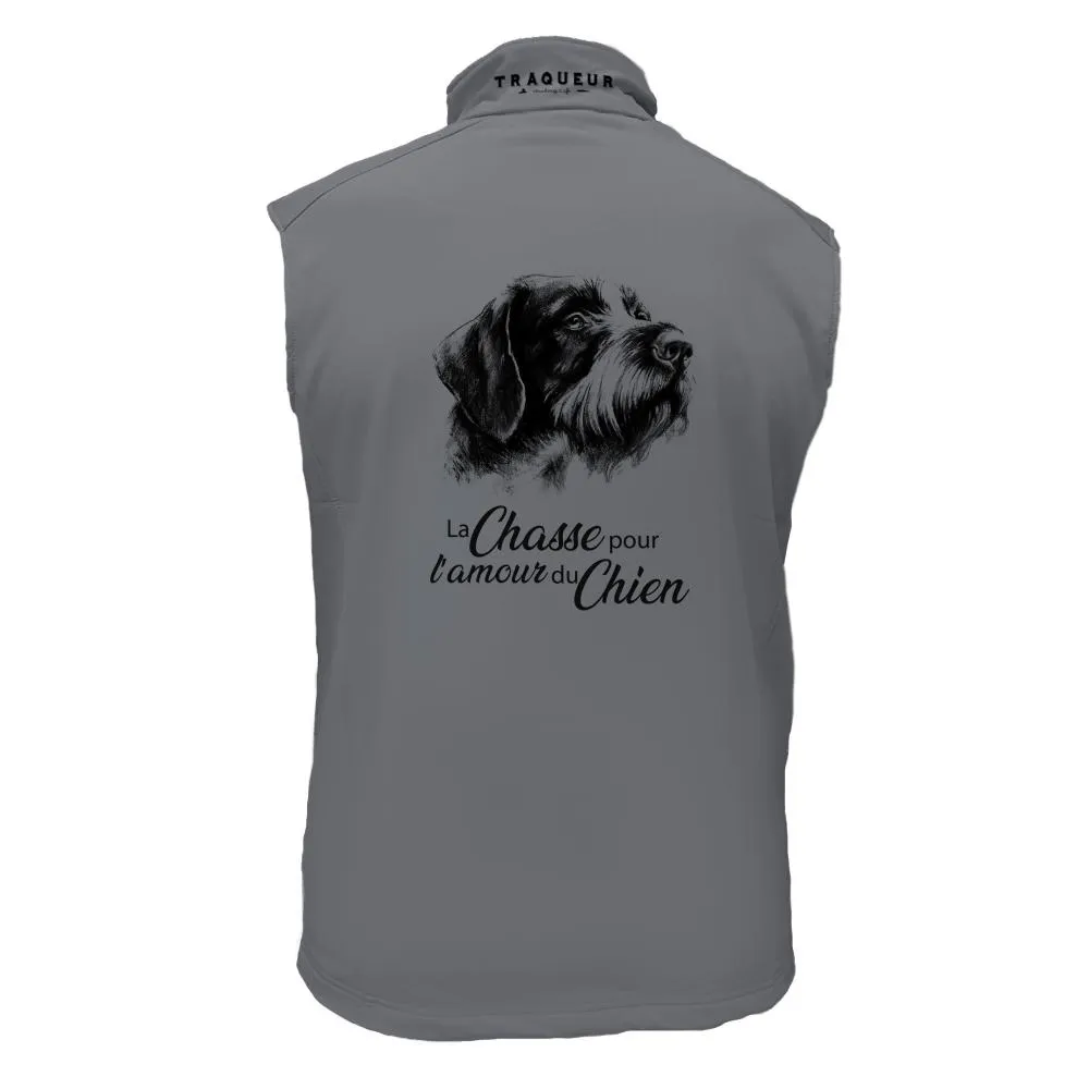 Gilet softshell  – Pour l’amour du chien Griffon Korthals